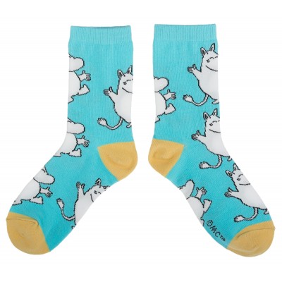 Носки женские Moomin Happy Turqoise / Yellow